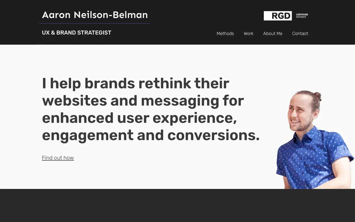 Portfolio site of Aaron Neilson-Belman