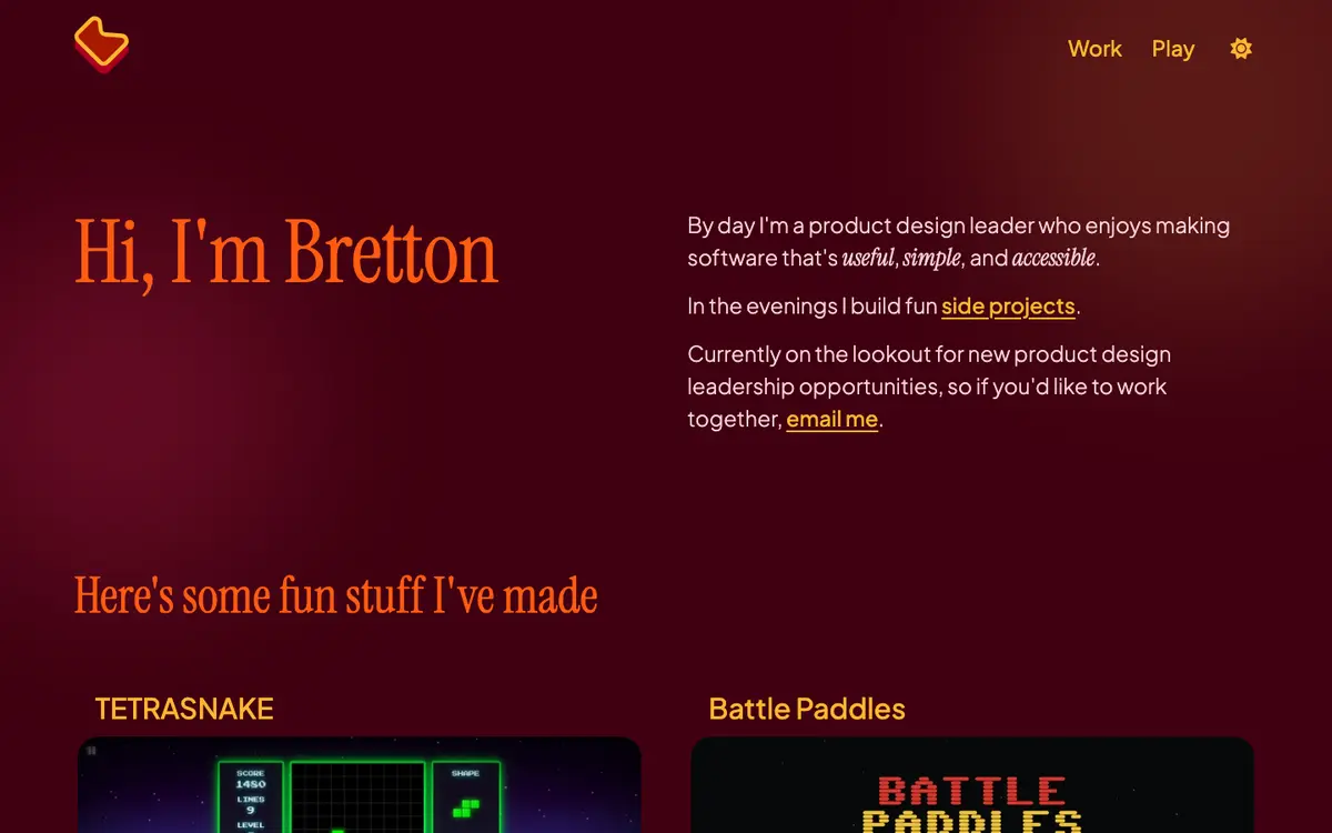 Portfolio site of Bretton MacLean