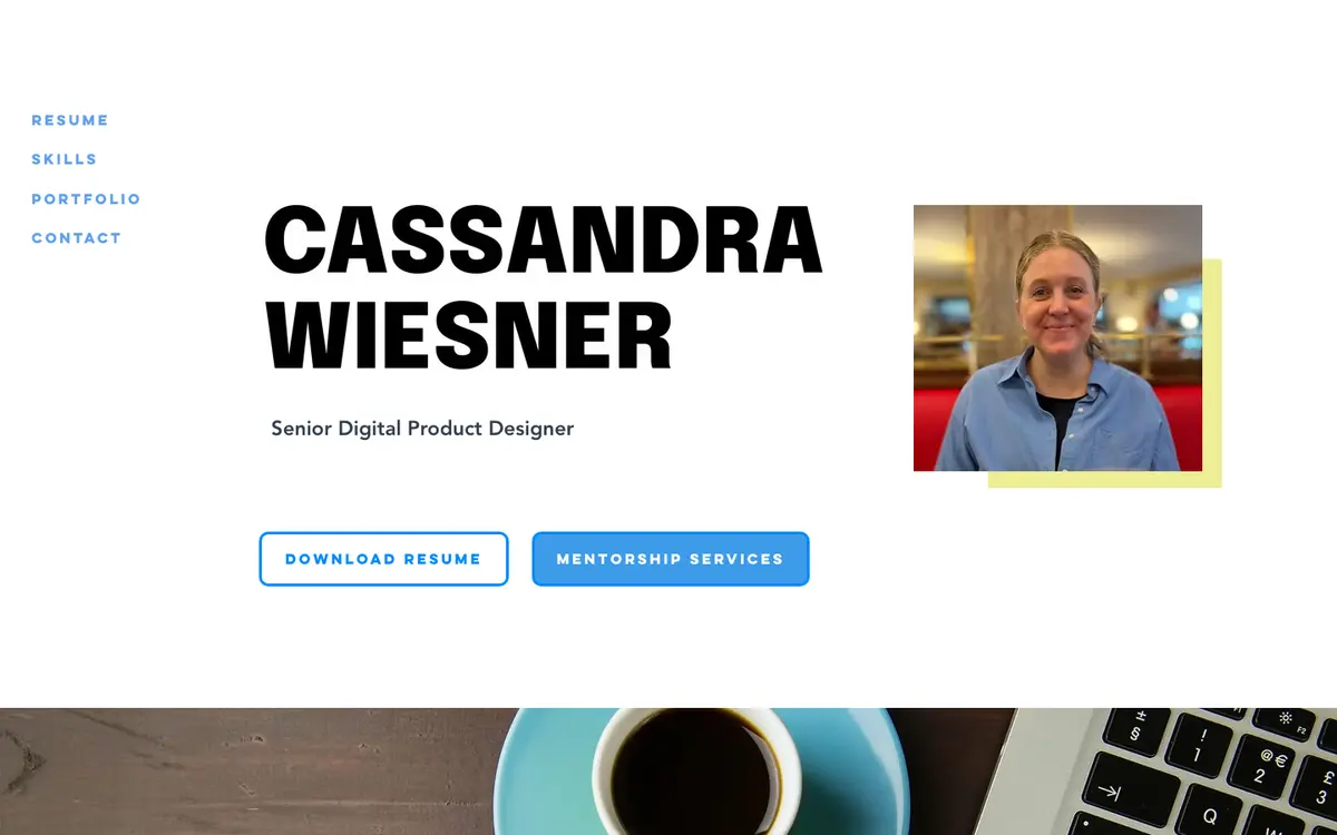 Portfolio site of Cassandra Wiesner