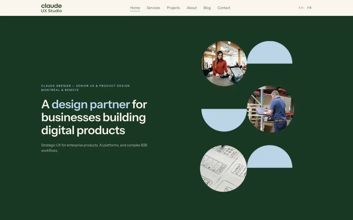 Portfolio site of Claude Grenier