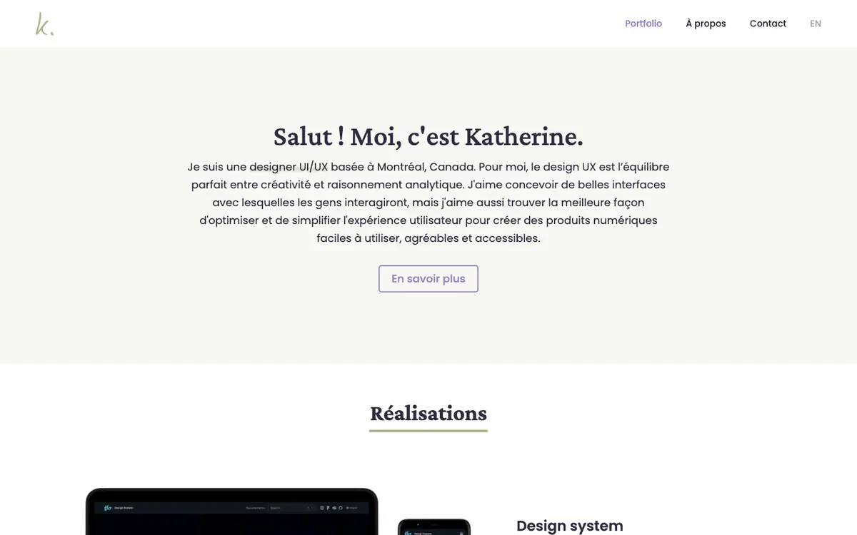 Portfolio site of Katherine Paradis Lord