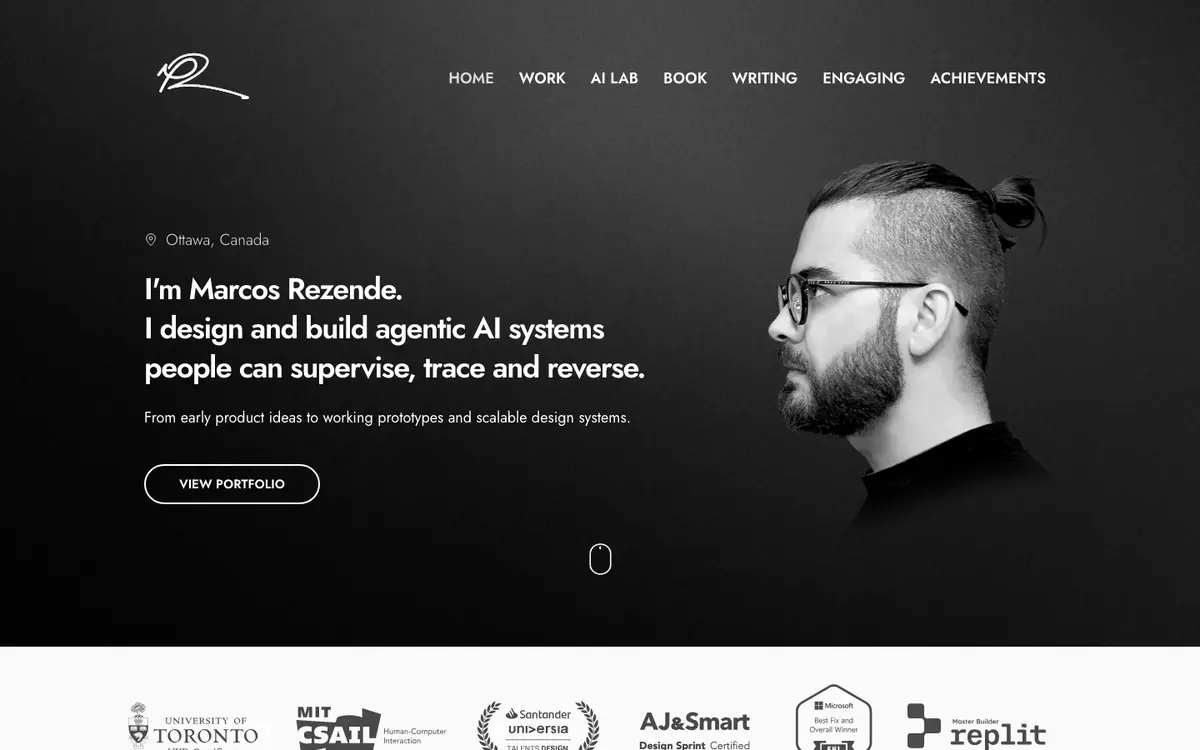 Portfolio site of Marcos Rezende