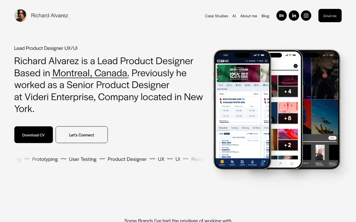 Portfolio site of Richard Alvarez Vidal