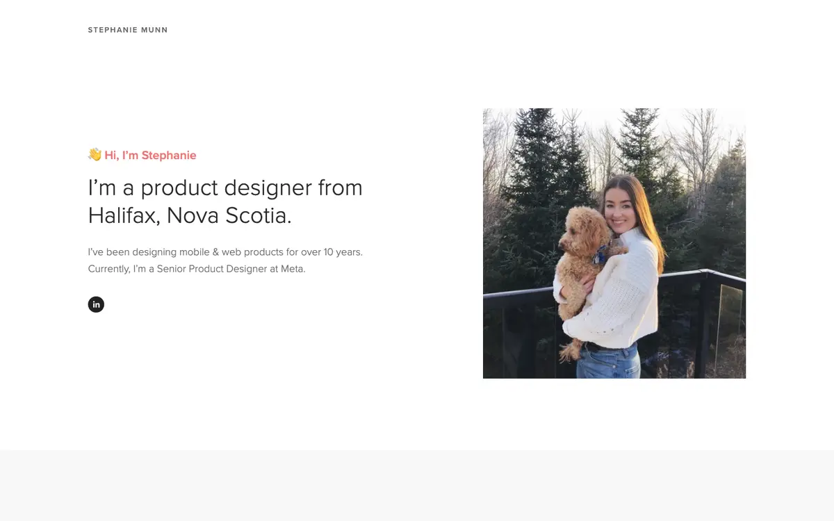 Portfolio site of Stephanie Munn