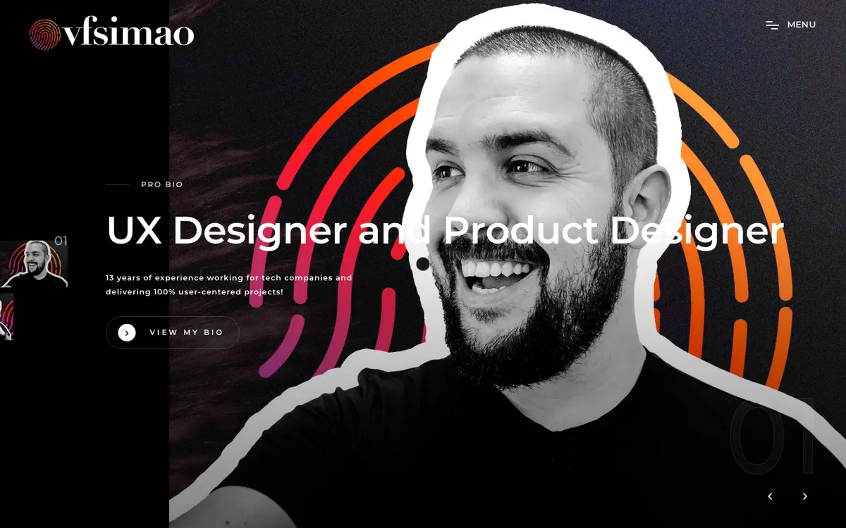 Portfolio site of Victor Simao